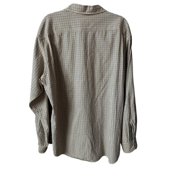 Polo Sport Ralph Lauren Checkered Button-Down Shirt Blue/Brown Checkered  Large - Picture 3 of 4